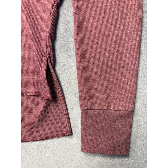 American Eagle Cropped Ribbed Turtleneck Purple Hi Low Women's Size X-Small - Picture 2 of 8